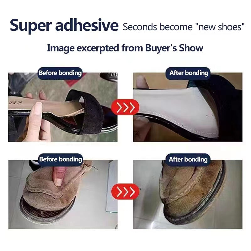 60g Shoe Glue Waterproof Quick-drying Repair Shoes Universal Adhesive Glue Instant Shoe Adhesive Shoemaker Professional Repair Tools