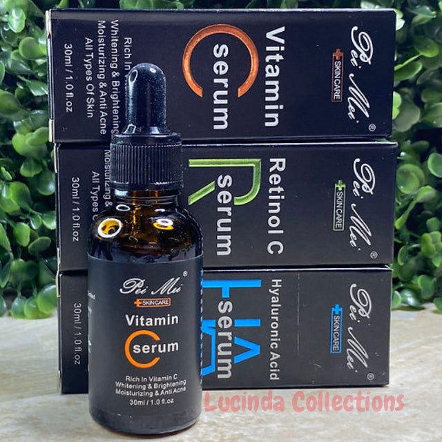 Retinol C Serum + Hyaluronic Acid Serum + Vitamin C Face Serum - Pei Mei