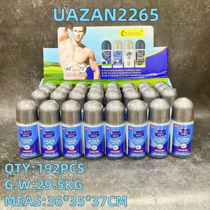 OFFER!!! Uazan MEN Antibacterial Anti-Perspirant, 48 hr - 50 ml - protects the skin from sweat and bacteria f Or a long-lasting dryness and a clean skin feel just like after the shower.
