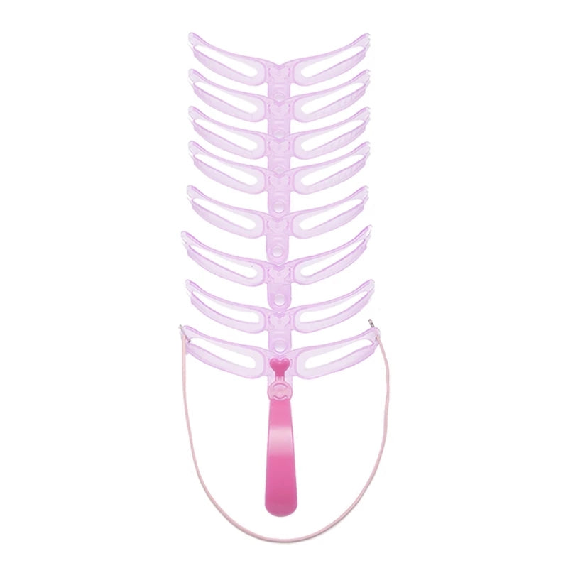 8PCS Eyebrow Shaper Makeup Template Eyebrow Grooming Shaping Stencil Kit DIY Eyebrow Template Reusable 8 in1 Eyebrow Shaping