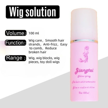 Complete Wig Care Kit - Wig Stand, Bobby Pins, Hair roller, Wide Comb, Wig Care Solution & Mesh Wig Cap | Essential Maintenance Set for Synthetic/Human Hair