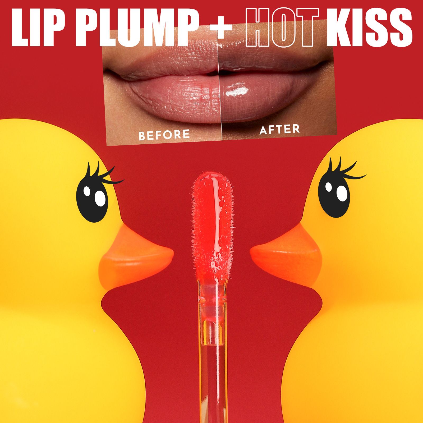 3PCS MLSMILE Lip Gloss Set Duck Mouth Fruit Fragrance Lip Plump Set Lip Oil Moisturizing Mirror Gloss Lip Gloss Beep Lip Glaze Set Lipsticks Set Gift Box