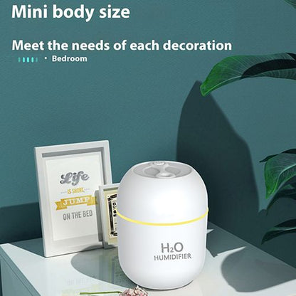 Air Humidifier Cute Aroma Diffuser With LED Night Light Cool Mist Humidifiers For Bedroom Home Car Plants Purifier Humificador Home Appliances