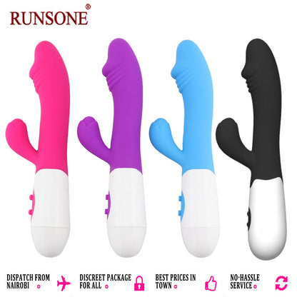 Womens Upgraded Vibrator Powerful G Spot Silicone Dildo Powerful Quiet Vagina Clit Stimulator 2 Motors Best Seller Adult Sex Toys Gift for Girlfriend Wife