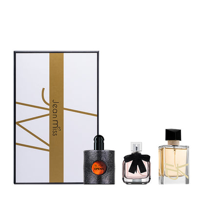 3Pcs/set Memory of Paris Lady Perfume Fragrances & Deodorants Gift Box Fresh Natural Long Lasting Women's Fragrance Men's Fragrance Sets YT-0170
