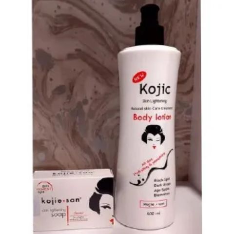 Kojie San Skin Lightening & Brightening Kojic Acid Lotion, Soap