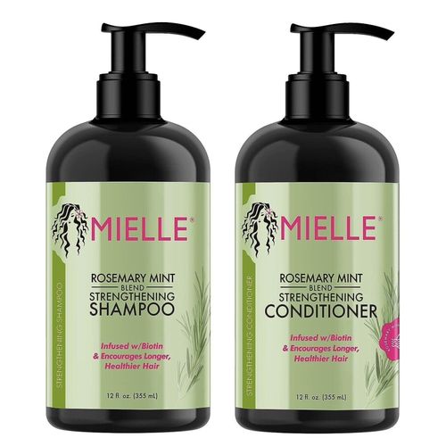 SHARE THIS PRODUCT Mielle Organics Rosemary Mint Strengthening Conditioner and Shampoo with Biotin-355ml