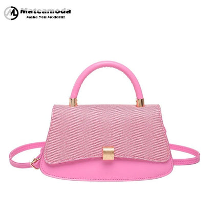 Mateamoda Elegant and Compact Structured Satchel Bag Sling Bag Crossbody Bag