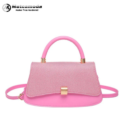 Mateamoda Elegant and Compact Structured Satchel Bag Sling Bag Crossbody Bag