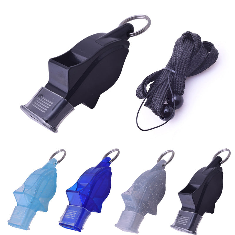 High quality Sports Big Sound Whistle Plastic High-frequency Dolphin Professional Outdoor Basketball Football Soccer Volleyball Referee Whistle Military Training Whistle 2023