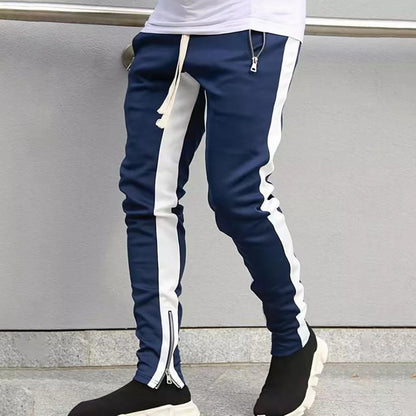 Mens Casual Pants Fitness Men Sportswear Tracksuit Bottoms Skinny Sweatpants Trousers Fashion long casual pants Men's Clothing Bottoms Pants Jeans