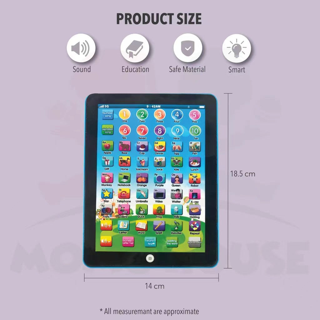 Kids Early Learning Education Touch Screen Mini iPad Tablet Computer Gift Toy For Children Learning Toys Gift For Boys Girls Baby