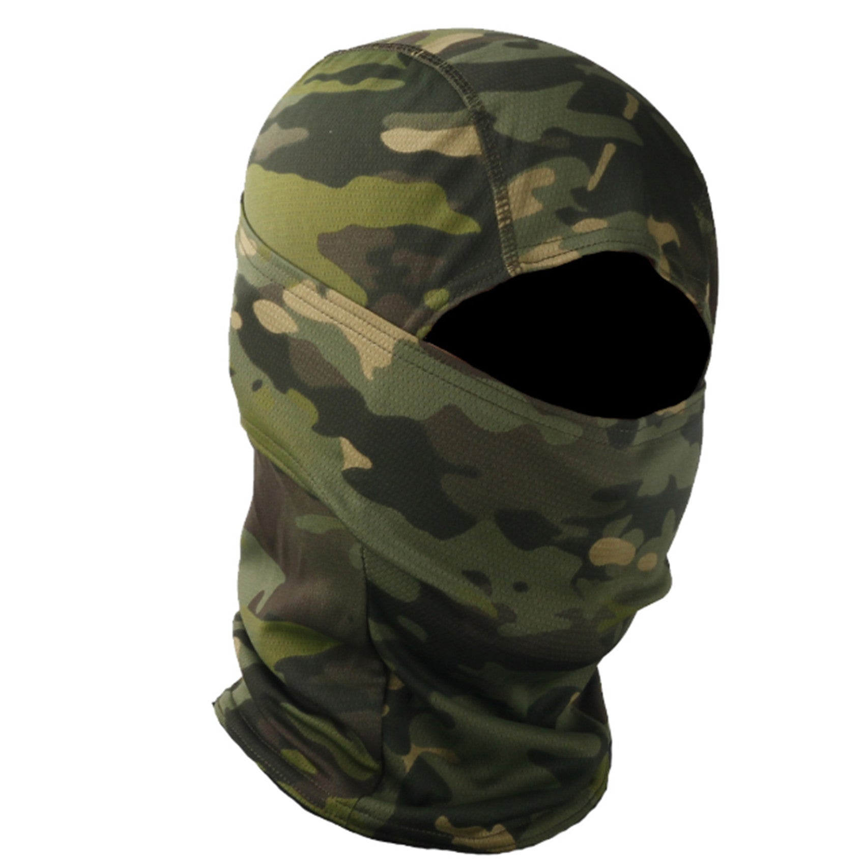 Balaclavas Tactical Camouflage Balaclava Full Face Mask CS Wargame Army Hunting Cycling Hats & Caps one Hats & Caps Hot selling camouflage hats Windproof camouflage looks handsome