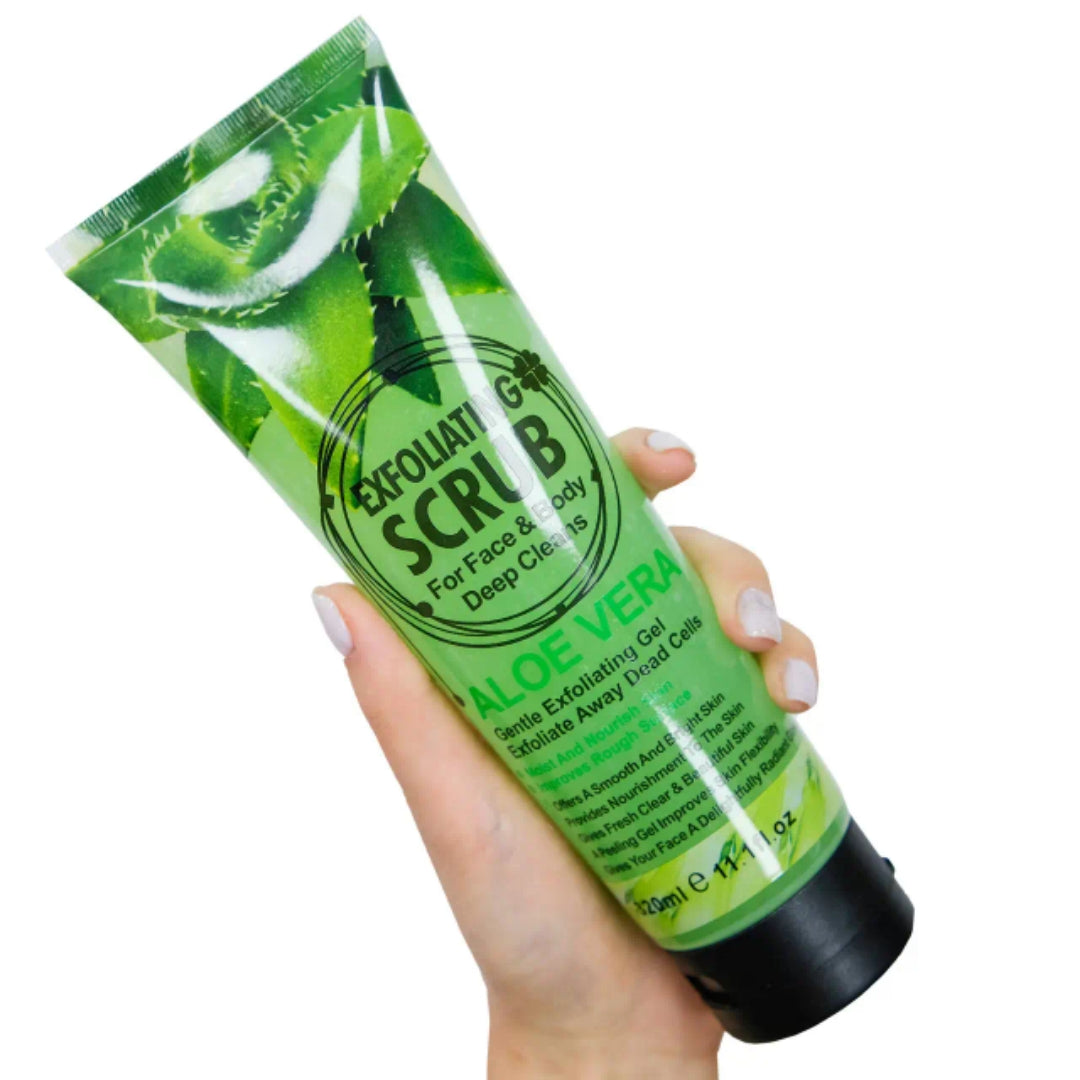 Fruit of the Wokali Aloe Vera Exfoliating Scrub For Face & Body Dead Cells Deep Cleansing