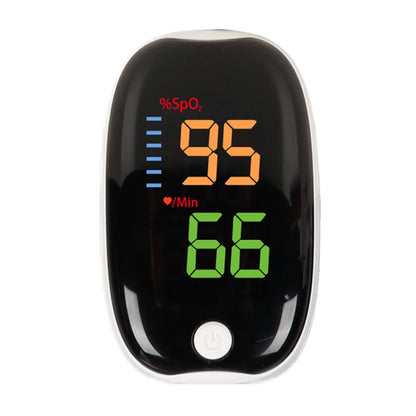 Blood Oxygen Monitor Finger Pulse Oximeter Oxygen Saturation Monitor Health Care Home Monitor Pulse oximeter machine Efficient oximeter easy to use【Exclude battery】