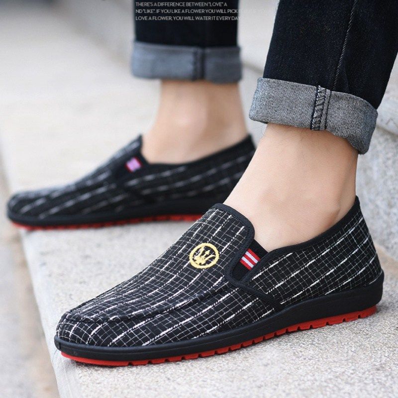 Men Shoes Loafers Casual Shoes Flat Shoes Men Pull On Shoes