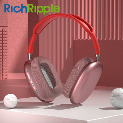 RichRipple P9 Air Max Wireless Bluetooth Headphones Sports Gaming Wireless Headset Noise Reduction Earphone With Microphone Supports TF