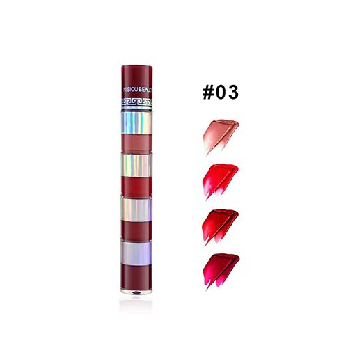 5 In 1 Lipstick, Five Color Matte Waterproof Velvet Long Lasting Lipstick, Creamy Texture Ladies Gift Valentine's Day Gifts