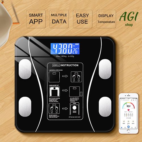 Weighing Scale Smart Bluetooth Body Scale Weight Scale Body Fat Scale Smart Wireless Digital Bathroom Weight Scale Body Composition Analyzer With Smartphone App Bluetooth-compatible Health Monitors