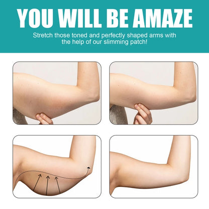 Thin Arm Patch Weight Loss Stickers Cellulite Removal Fat Burning Slimming Body Massage Shaping Care Herbal Plaster