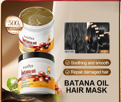 Batana Oil Haircare Repair Hair Mask-Repair and Nourish Hair-Moisturize Hair,improve dry hair quality