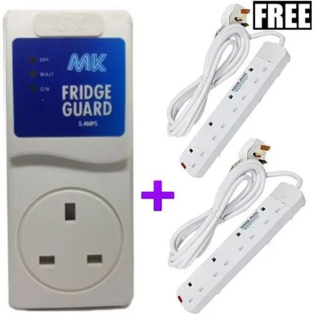 MK Fridge Guard + Free 2*4Way Power Extension