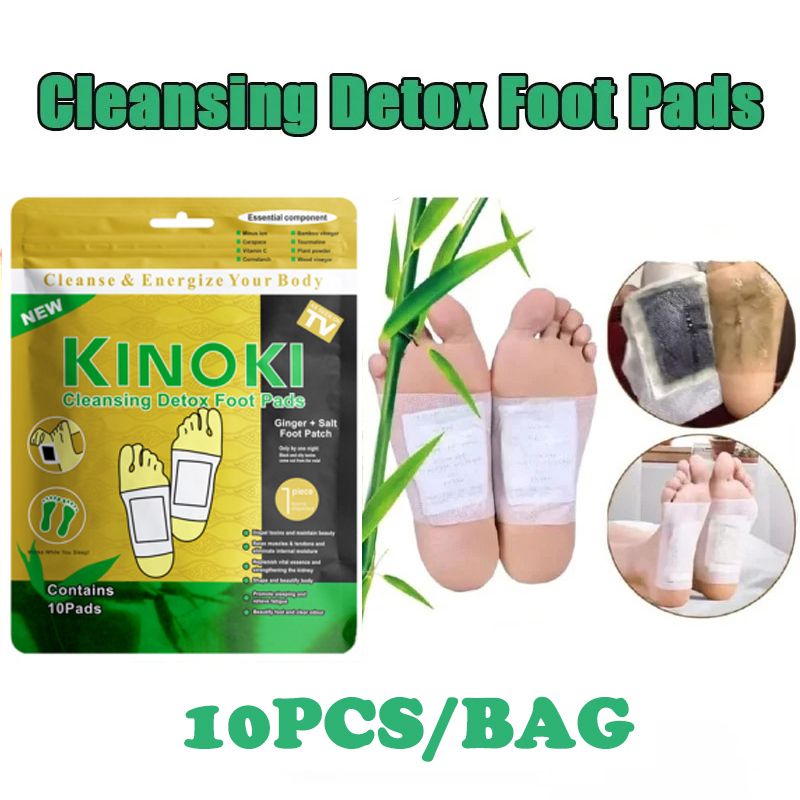 10pcs/box Detox Foot Patches, Foot Pads Toxins Remover Cleansing Detox Foot Patches, Feet Slimming Cleansing Herbal Body Health For Weight Loss, Detox Foot Patch Natural Improve Sleep Foot Body Care
