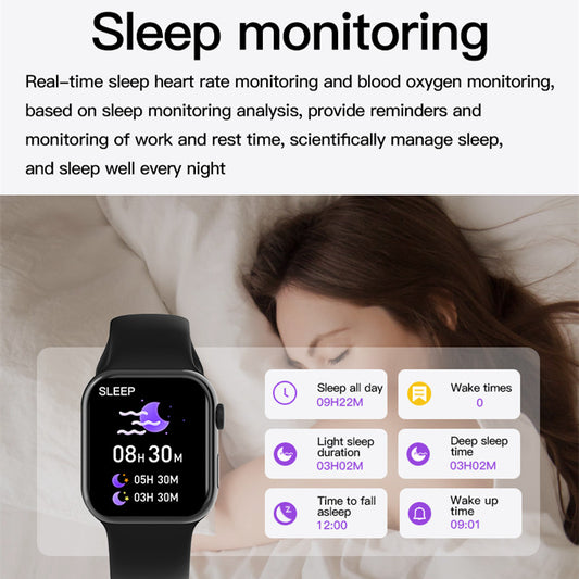 RichRipple New Smart Watch Series Max Smartwatch Bluetooth Call wireless charging Fitness Tracker, Blood Oxygen & ECG Apps, Always-On Retina Display, Water Resistant