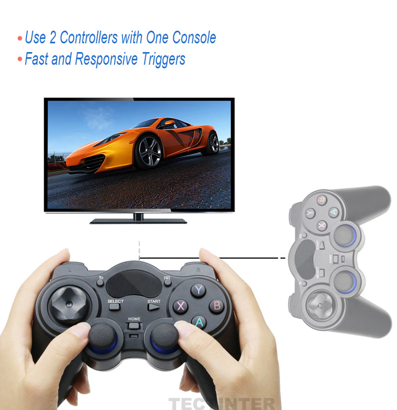 850 wireless game handle, Bluetooth compatible 2.4 G controller game joystick, with receiver TV computer handle, flexible operation and game experience