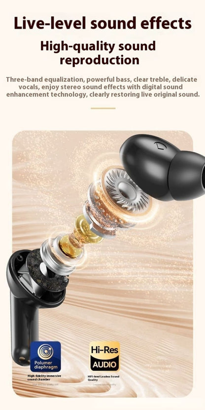 RichRipple New GT11 TWS Wireless Earphone Sports Earphods Digital LED Display Stereo Earphones with Mic 5.3 Bluetooth Type-C