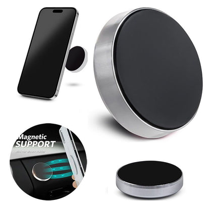 Sucker Car Phone Holder Universal Magnetic Mount Bracket Stick On Car Phone Stand for iPhone Xiaomi Huawei Samsung Dashboard Wall Mounted Car Magnet Sticker