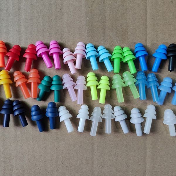 5 Pairs Soft Ear Plugs Swimming Silicone Waterproof Dust-Proof Earplugs,Silicone Ear Plugs Sound Insulation Ear Protector Anti Noise Snore Comfortable Sleeping Swimming Earplug Noise Reduction