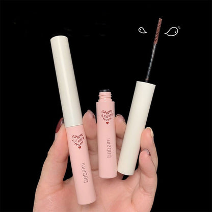 Mascara Fine Brush Head Waterproof Sweat Proof Lengthened Volume Warping Eye Waterproof mascara will last for a long time Makeup Eye black cross-border super long thin brush head