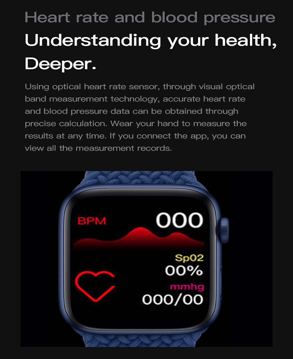 RichRipple New Black + Grey 2WatchBands Smart Watch Bluetooth Calling 1.92" IPS Heart Rate Blood Pressure Monitor Fitness Tracker for Smart Phone