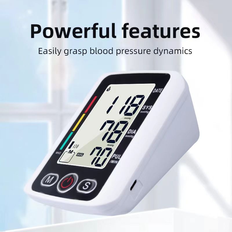 Blood Pressure Monitor Upper Arm Automatic Tonometer LCD Digital