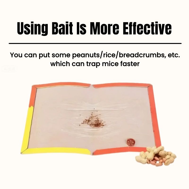 5pcs Sticky Pad for Rat Glue Trap for Mice Mouse Glue Board No-Scape Trap Strong Glue Mouse Traps Extra Sticky Board Rodent Catcher Kitchen Warehouse Mouse Glue Board Deratization Rat Destruction