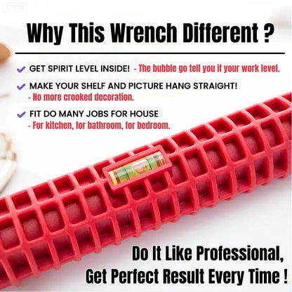 8-in-1 Adjustable Spanner Sink Water Pipe Wrench Multifunctional Sink Installation Tool for bolt Washbasin Wrench Corner Valve Home Decoration Tools Repair Disassembly Tools Jaw Grip Non-Slip Handle