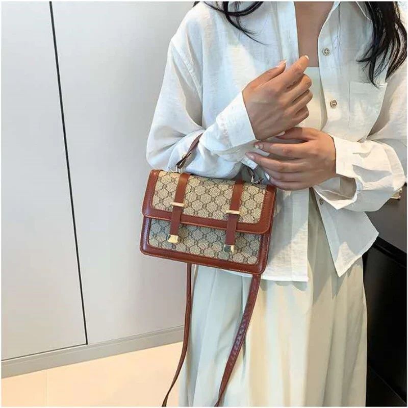 Mateamoda Stylish Monogram Print Boston Bag Crossbody Bag Handbag