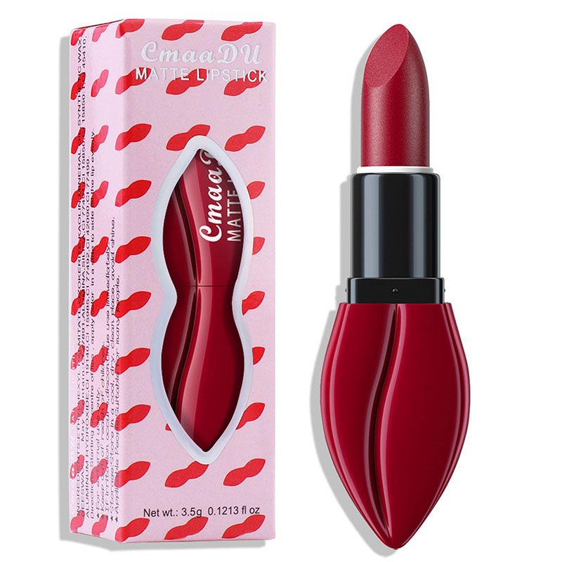 Waterproof Big Mouth Nude Matte Lipsticks Long Lasting Lip Stick Not Fading Makeup Lipgloss Red Velvet Lipstick Makeup Beauty Cosmetic Vitality Color Lipstick