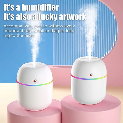 220ML Air Humidifier Home USB Bottle Aroma Essential Oil Diffuser LED Backlight For Home Car USB Fogger Mist Maker with LED Night Lamp 2023 Mist Maker Refresher