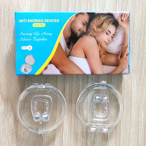 Anti Snoring Corrector Magnetic Anti Snore Stop Snoring Nose Clip Easy Breathe Improve Sleep Aid Apnea Night Device With Case