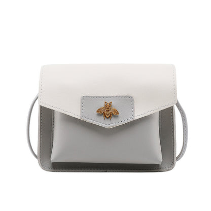 Fashion Mini Small Bee Sequined Handbag Small Bag Mobile Phone Bag Shoulder Bag key bag