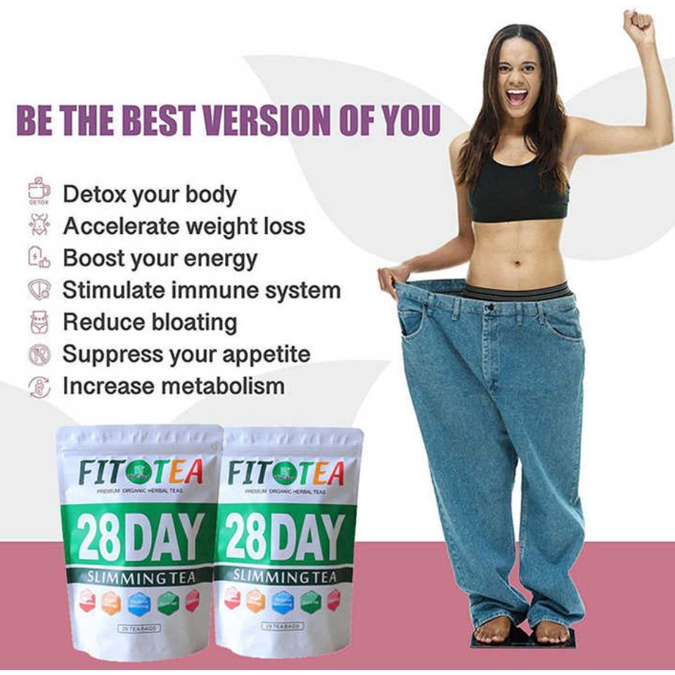 Fit Tea 28 DAY Premium Organic Herbal Slimming Weightloss tea Flat Tummy Tea Detox Tea - Wins Town