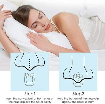 Anti Snoring Corrector Magnetic Anti Snore Stop Snoring Nose Clip Easy Breathe Improve Sleep Aid Apnea Night Device With Case