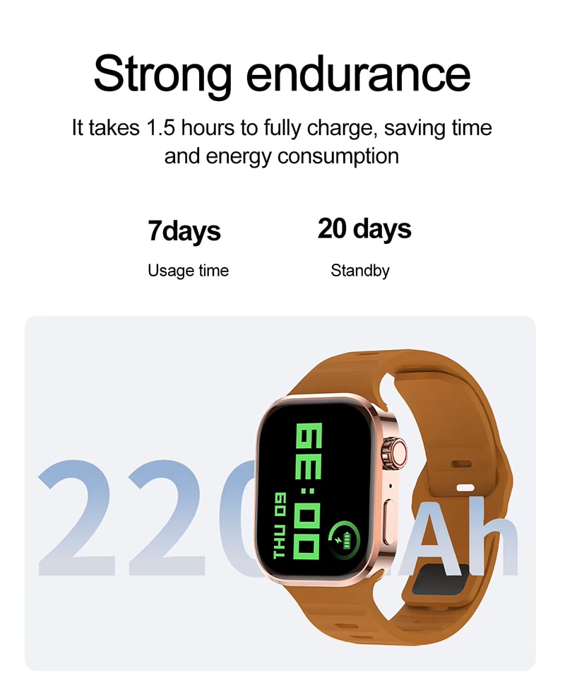 Smart Watch Bluetooth Call Message Push Heart Rate Blood Pressure Monitoring Smartwatch Men Women Outdoor Sports Waterproof Fitness Tracker High Quality Watch