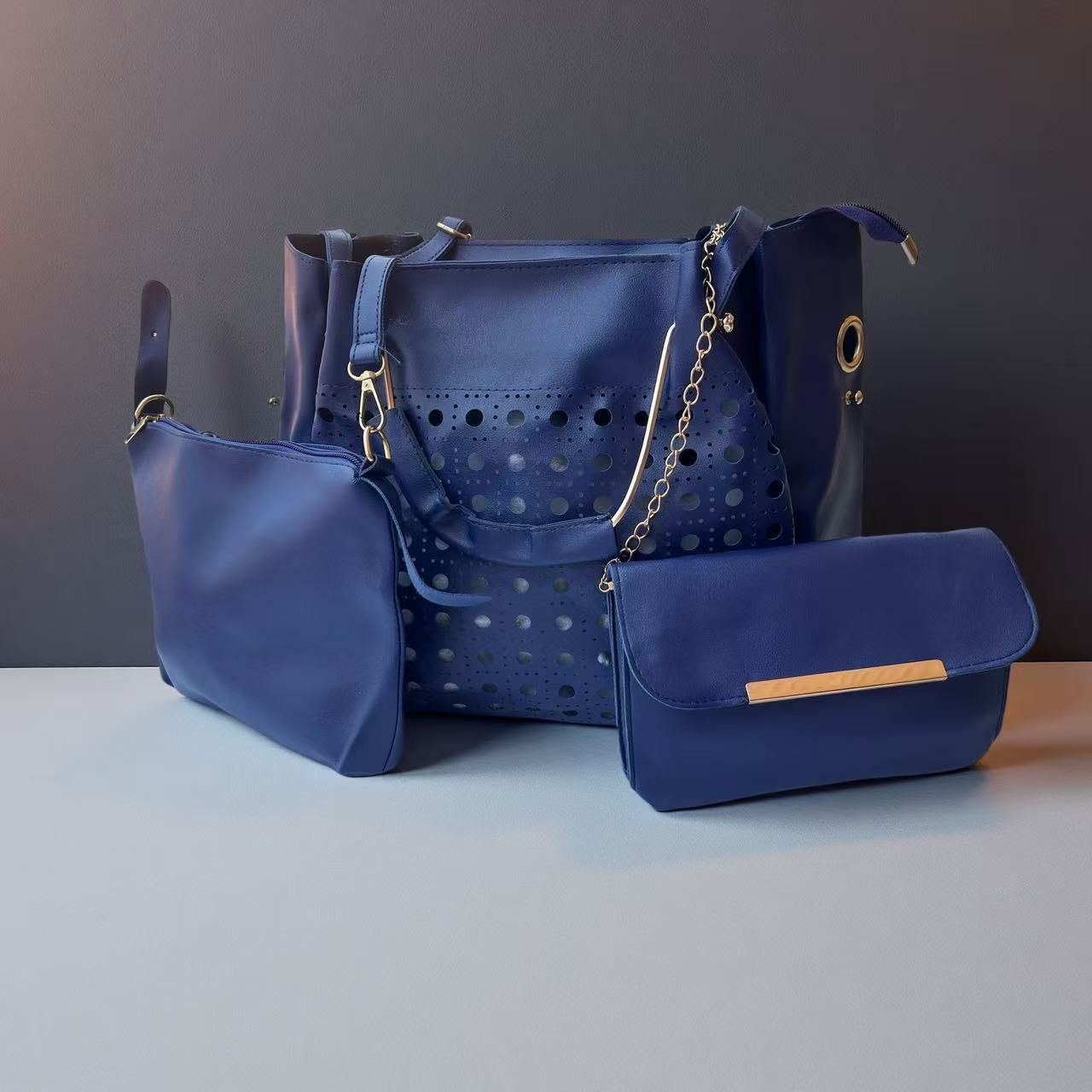 3 PIECES Ladies Shoulder Casual Bag girl Handbags for Ladies Tote Bags Crossbody Bags for Women Fashion Female Handle Shoulder Shoulder Bag Fast delivery within 1-5 days