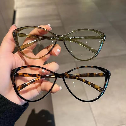 Women's Retro Cat Eye Anti Blue Light Glasses Anti Blue Light Gaming Glasses Computer Office Glasses Used For Daily Decorative Wear Or Eye Protection