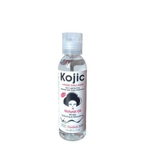 Oil-Plus Roushun Pure COLLAGEN KOJIC Skin Lightening Body OIL. Smooths, Hydrates, Lightens & Removes Black Spots