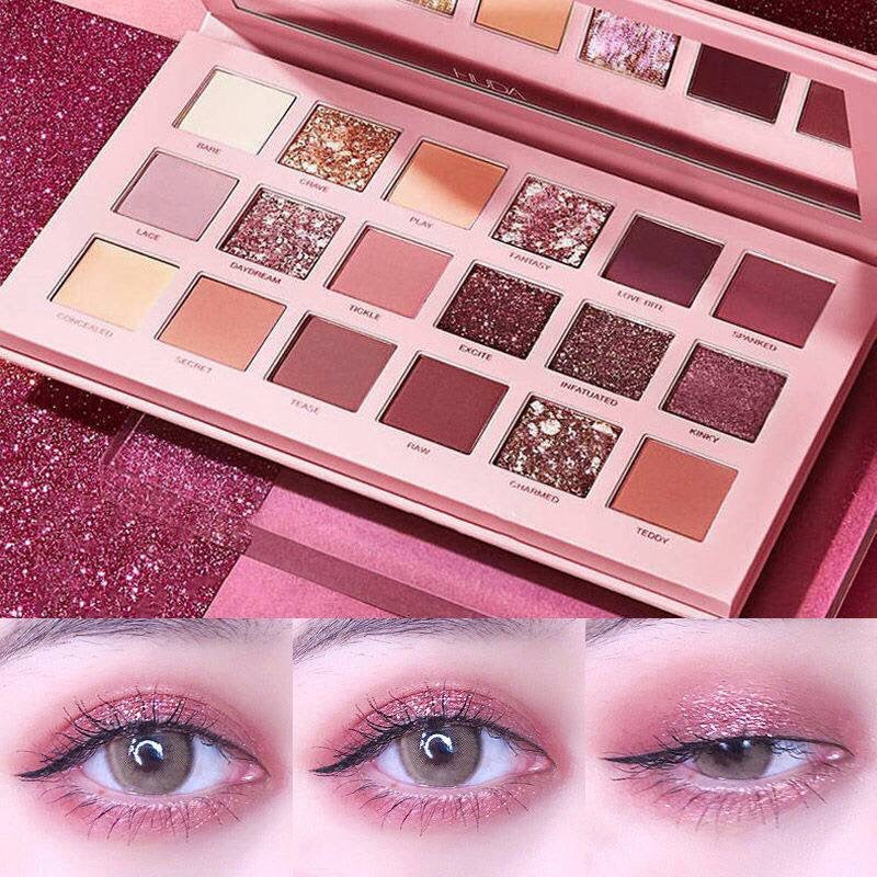 Hot Sale 18 Colors Waterproof Eye Shadow Powder Eyeshadow Cosmetic Makeup Profissional Paletas Makeup Kit