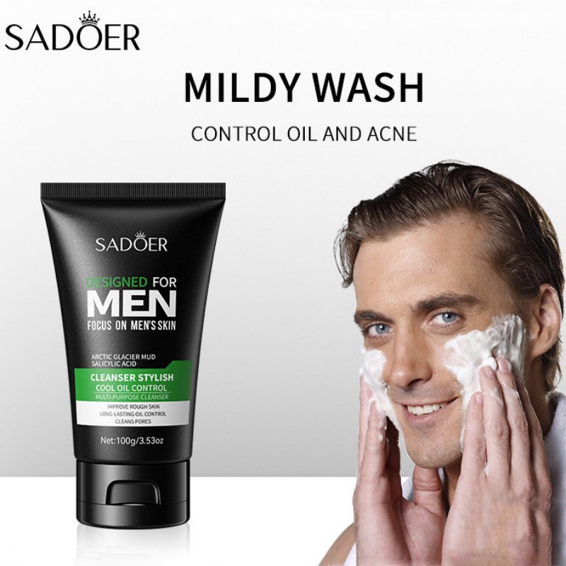 SADOER Facial cleanser for Men Oil Control Facial Cleanser for Men